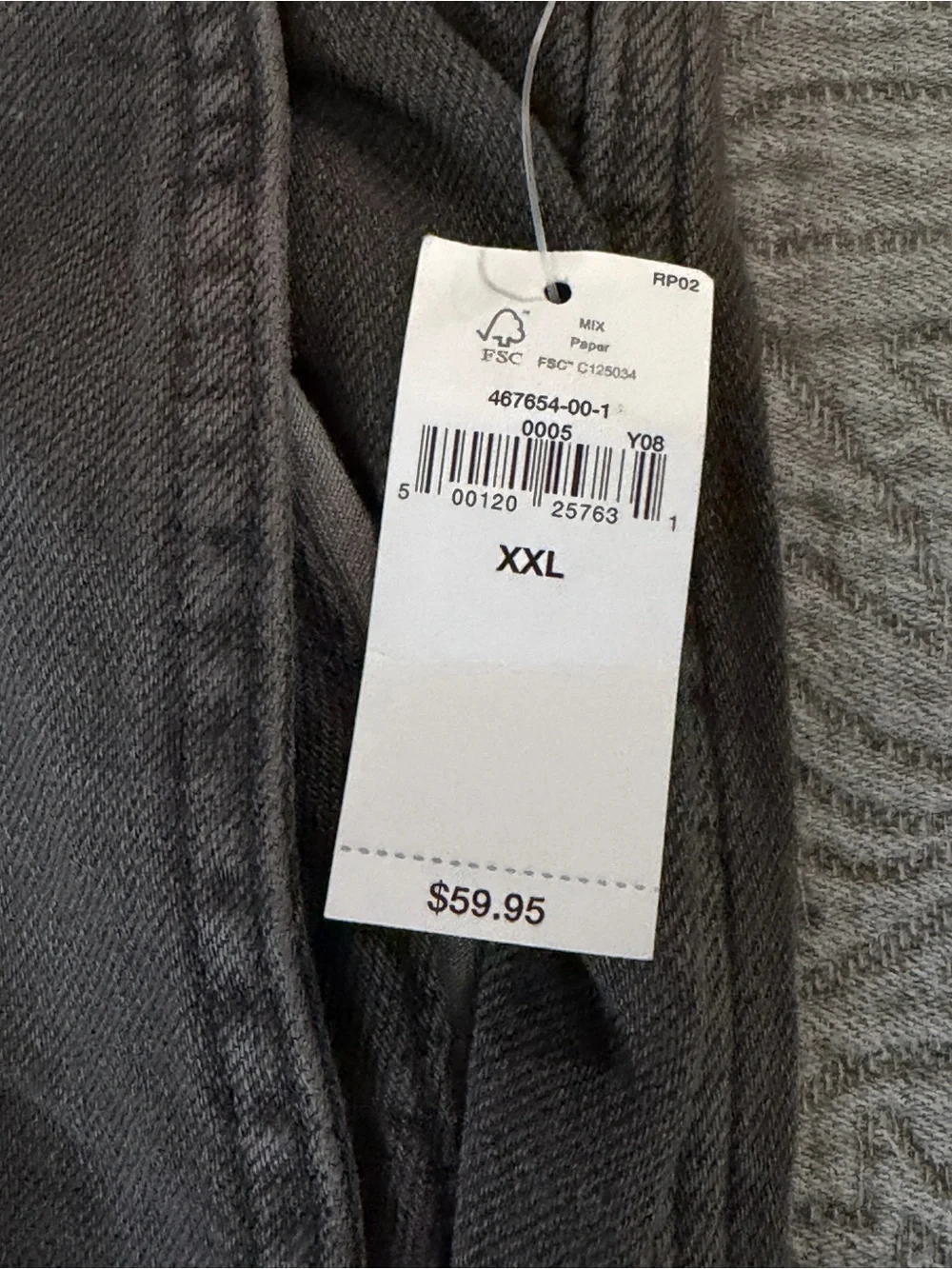 GAP Men's Black Drawstring casual pants